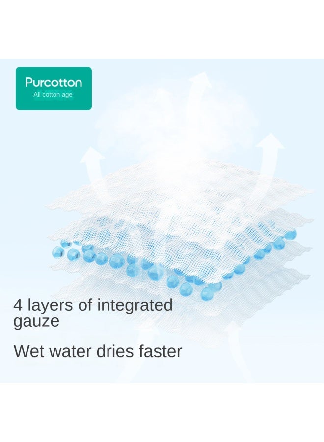 القطن الخالص 【category A العناية بالبشرة】منشفة وجه من الشاش القطني الناعم للرضع، فانلة استحمام ناعمة ولطيفة على البشرة - Image 5