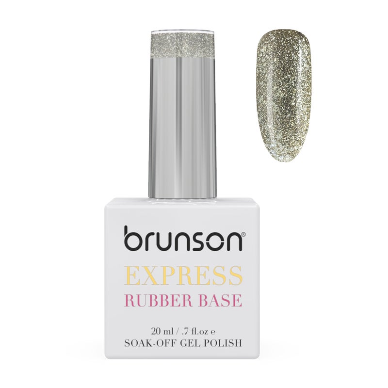brunson TPO free Rubber Base Gel polish 20ml Soak Off Base Coat for Nail Strengthening Long Lasting Gel Polish Base for Chip Free Shine Brittle Nails UV Rubber base Russian manicure Non Yellowing salon manicure - Image 1