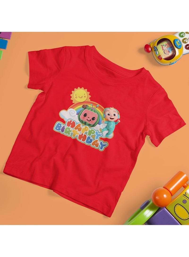 ZOOM تي شيرت كوكوميلون للأطفال بمناسبة عيد الميلاد السعيد