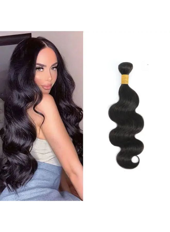 حزم الشعر البشري الأسود 8 بوصة امتدادات الموجة الجسدية الناعمة بدون تشابك - Image 2
