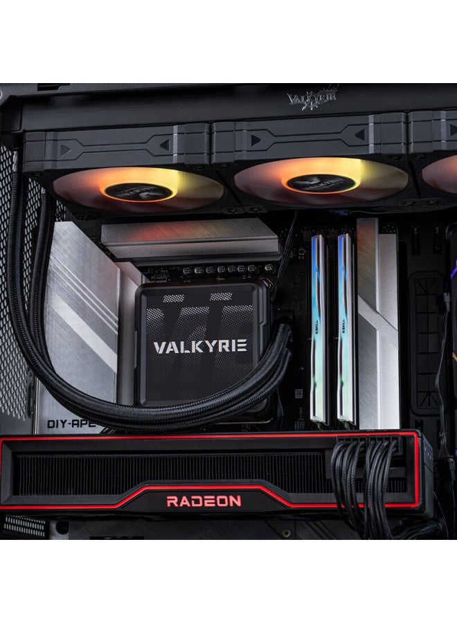 Valkyrie B240-gt Vk All-in-one Cpu Liquid Cooler 3.95-inch Ips Lcd Display Multi-platform Support Argb Lighting Effects Single-line Ventilation Fan - Image 4