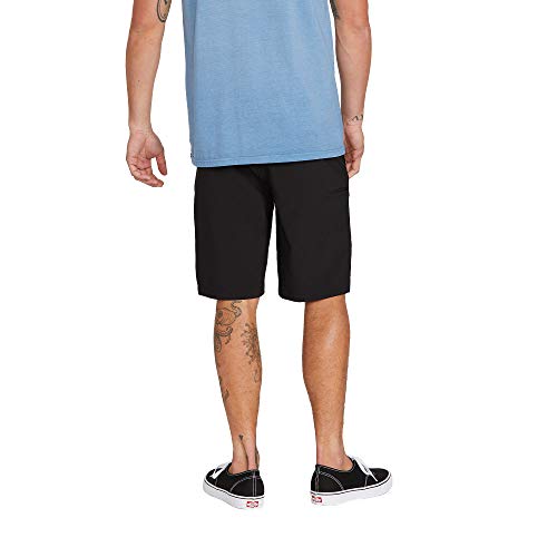 Volcom Men's Kerosene 21" Hybrid Chino Shorts, Black, 34 - Image 4
