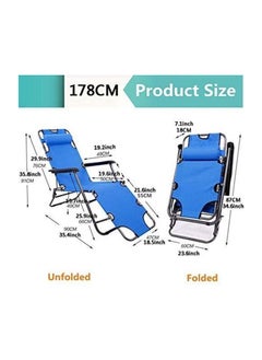 GO2CAMPS Zero Gravity Camping Chair With Headrest-Folding Camping Chair-Picnic Chair High Quality Beach Chair Garden Chair As Fishing Chair,Festival Chair (Multicolour)  - Image 5