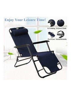 GO2CAMPS Zero Gravity Camping Chair With Headrest-Folding Camping Chair-Picnic Chair High Quality Beach Chair Garden Chair As Fishing Chair,Festival Chair (Multicolour)  - Image 2