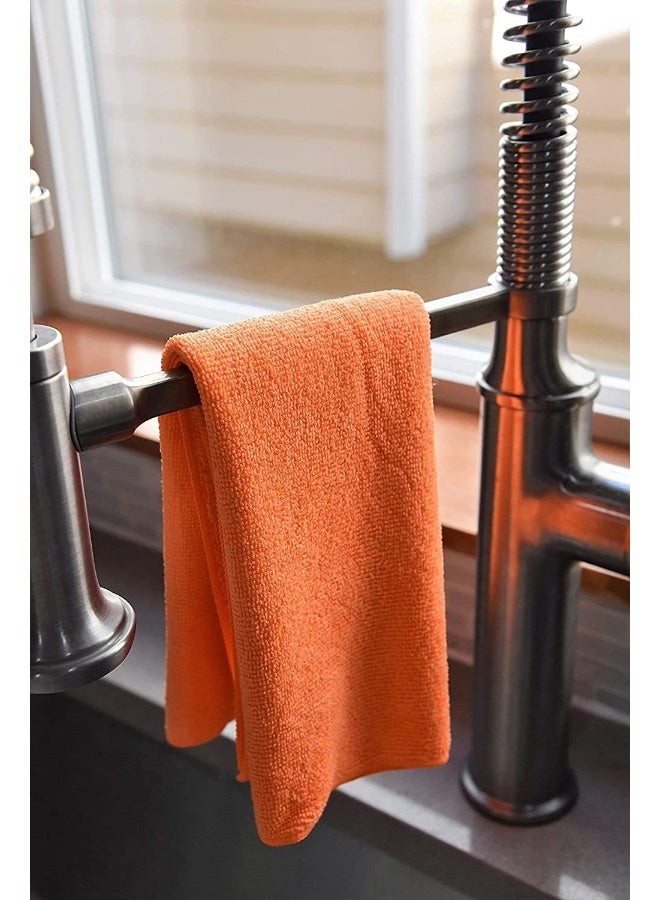 KENCO منشفة كينكو كينكو ميكروفايبر للسيارات، منشفة تجفيف وغسل وتفصيل وتلميع السيارات بقطعة قماش ميكروفايبر فاخرة بدون حواف، 40 * 30 سم عبوة من 6 - Image 4