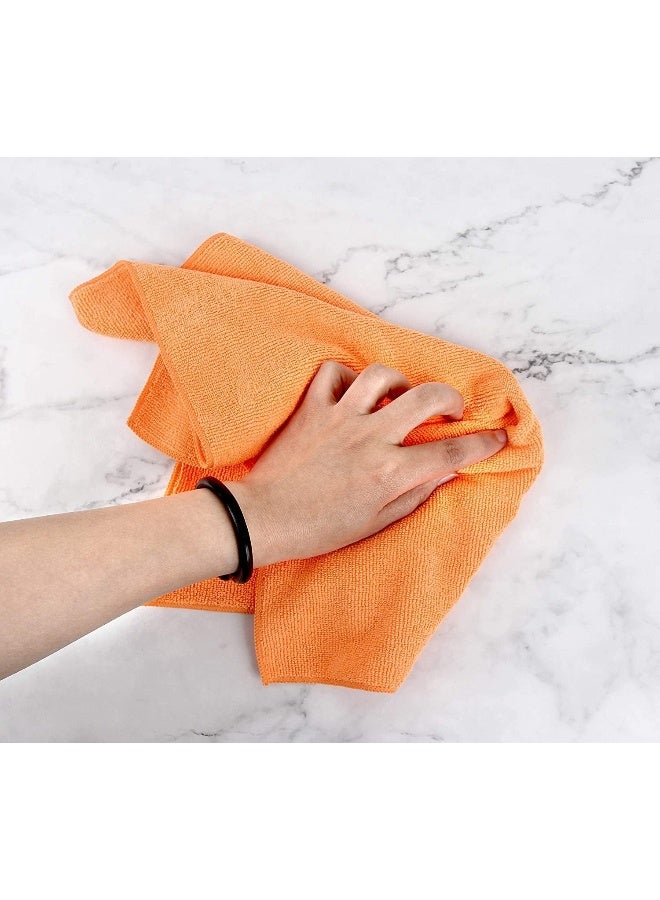 KENCO منشفة كينكو كينكو ميكروفايبر للسيارات، منشفة تجفيف وغسل وتفصيل وتلميع السيارات بقطعة قماش ميكروفايبر فاخرة بدون حواف، 40 * 30 سم عبوة من 6 - Image 3