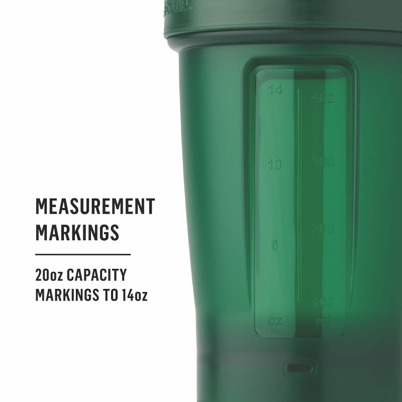 BlenderBottle زجاجة خلط بلندر بوتل كلاسيك V2 مثالية لاهتزازات البروتين وما قبل التمرين، سعة 20 أونصة، وردي فاتح - Image 2