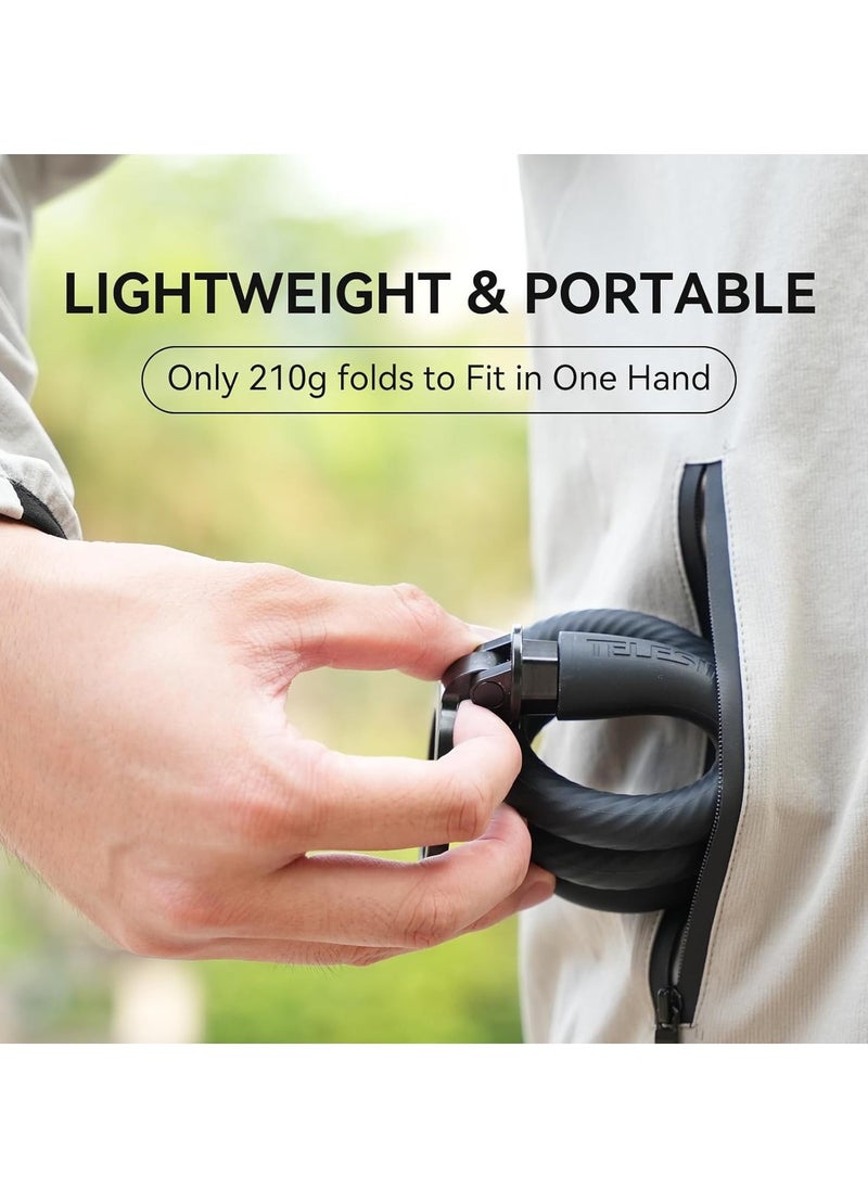 Magnetic Flexible Phone Mount Clamp, Tripod Stand Stick Pole, Adjustable Gooseneck Tripod, Phone Holder Attach Stand Accessories Arm Mount, for Phones, Stroller Treadmill Tube Bike Motorcycle, Black  - Image 4