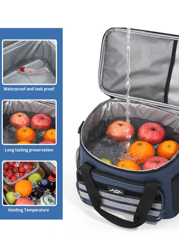 Lunch Bag Insulated,cooler bags insulated,Leakproof Cooler Tote Bag Organizer,Adjustable Shoulder Strap,For Office Picnic Hiking Beach travel - Image 2