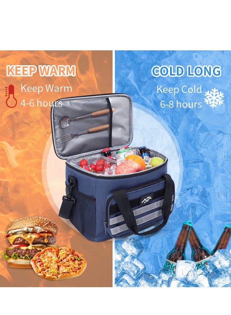 Lunch Bag Insulated,cooler bags insulated,Leakproof Cooler Tote Bag Organizer,Adjustable Shoulder Strap,For Office Picnic Hiking Beach travel - Image 4