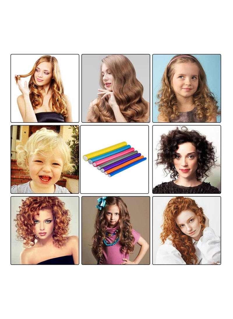 42-Piece DIY Twist Curls Hair Rollers for Versatile Styling