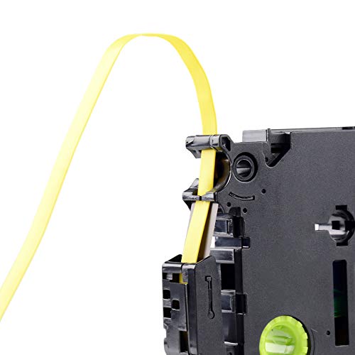 IDIK 1PCS IDIK Black on Yellow 177mm HSe641 HS2641 Heat Shrink Tubing Tape Compatible for Brother PTH300 PTE550 Label Printers - Image 3