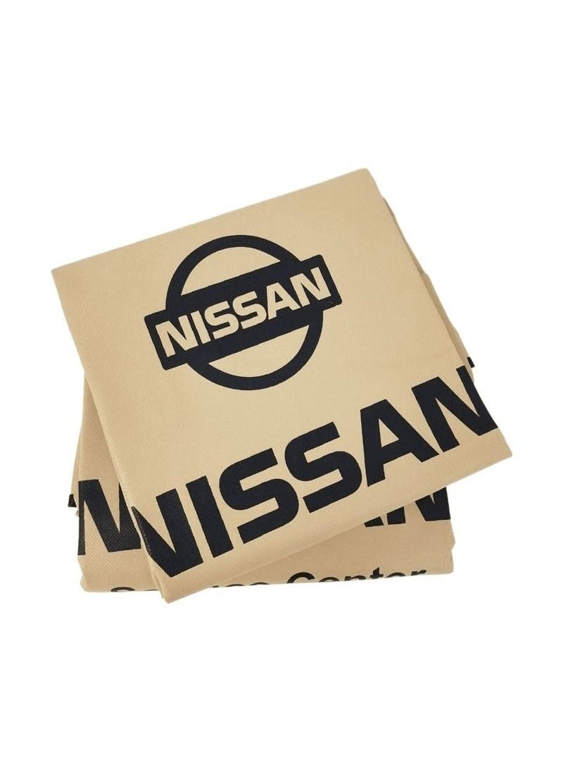 Nissan Combo  Buy Universal Car Seat Dust Dirt Protection Cover 2 Pcs, Beige and Car Windshield Sunshade, UV Rays and Heat Protector Sunshade  - Image 2