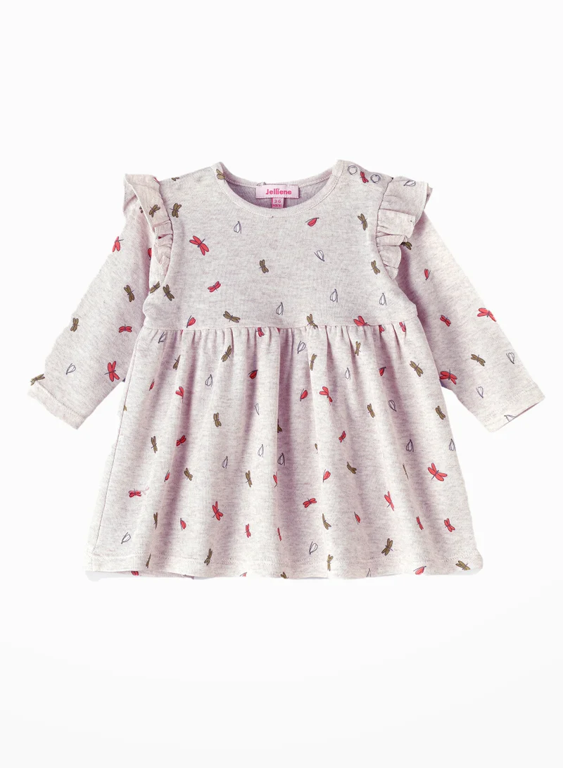 Jelliene Adorable Comfort: Baby Girl Cotton Knit Dress