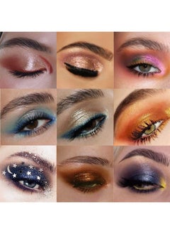 Tintark Galactic Assemble Eyeshadow Palette 14 Colors Metallic Shimmer Glitter Eye Shadow Pallet Highly Pigmented Galaxy Eye Makeup Palette Create Space-like Eye Looks Vegan & Talc Free  - Image 5