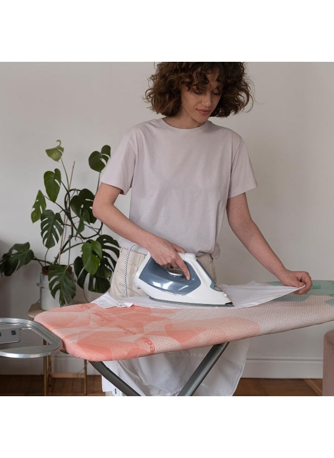 Vileda Comfort Plus, Top foam ironing board cover, with three layers of cotton for extra comfort and softness, Quick Fix system, Universal Size