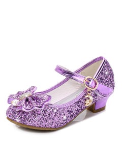 Generic Girls high heels princess shoes new children's performance shoes girls crystal shoes  - Image 1
