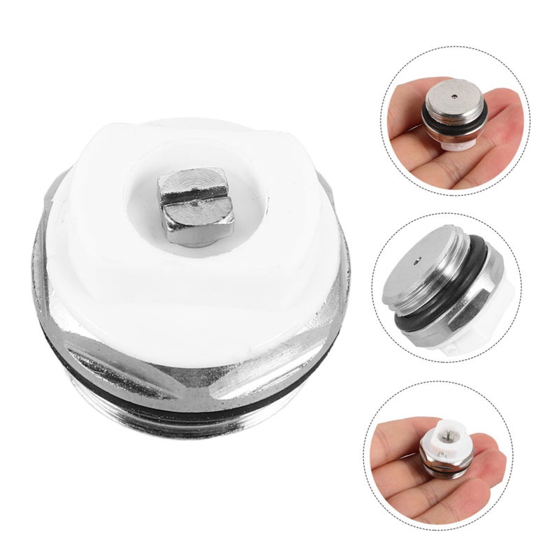 Radiator Air Bleeder Valve Exhaust Screw Safety Valve Easy Install Metal - Image 5