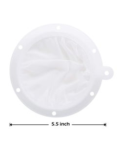 Y&D Mesh Strainer, 200 Kitchen Food Filter Mesh, Ultra-Fine Nylon Strainer Plastic Sieve Fine Spoon Compatible with 5'' Funnels, for Filtering Coffee Juice Oils Soy Milk Yogurt Honey  - Image 2