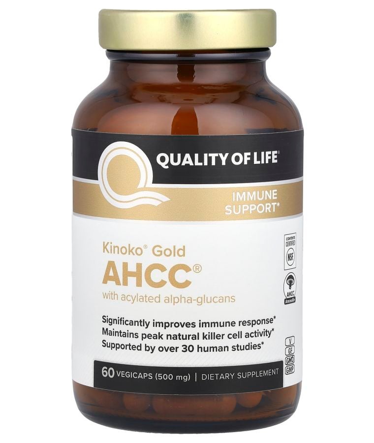 Quality of Life Kinoko® Gold AHCC® 500 mg 60 Vegicaps