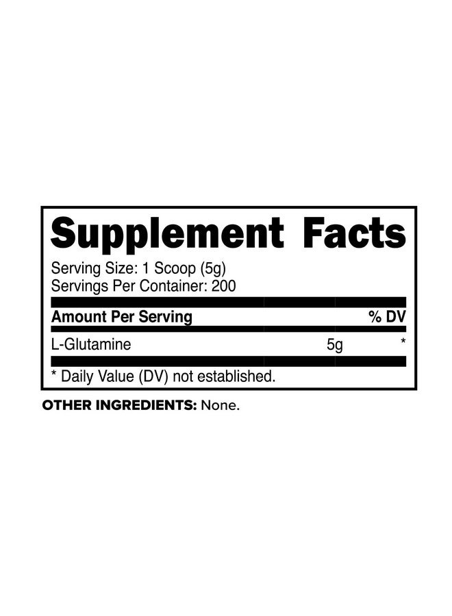 Primaforce L-Glutamine Powder 1000 Gram (1 KG) Dietary Supplement - Image 2