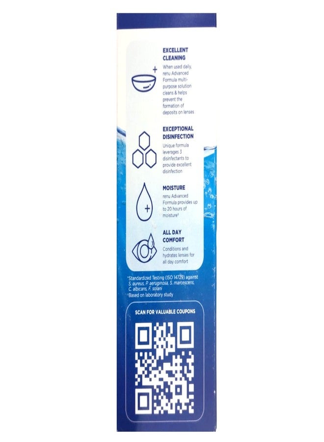 Renu Fresh Multi-Purpose Contact Lens Solution, Travel Size 2 Fl Oz (Pack Of 4)… - Image 3