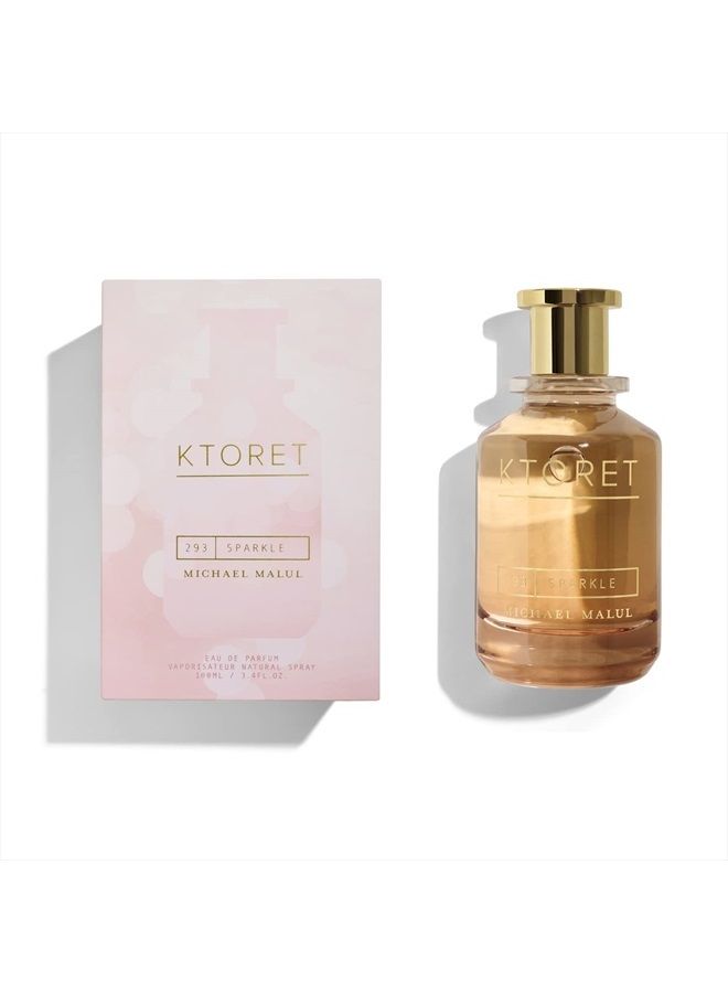 Michael Malul KTORET 293 Sparkle, Women's Eau de Parfum, Fragrance for Women, 3.4 oz Perfume - Image 3