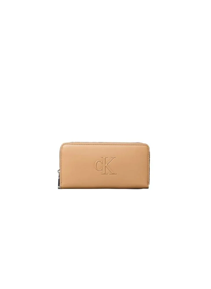 Bold Monogram Long Zip Wallet