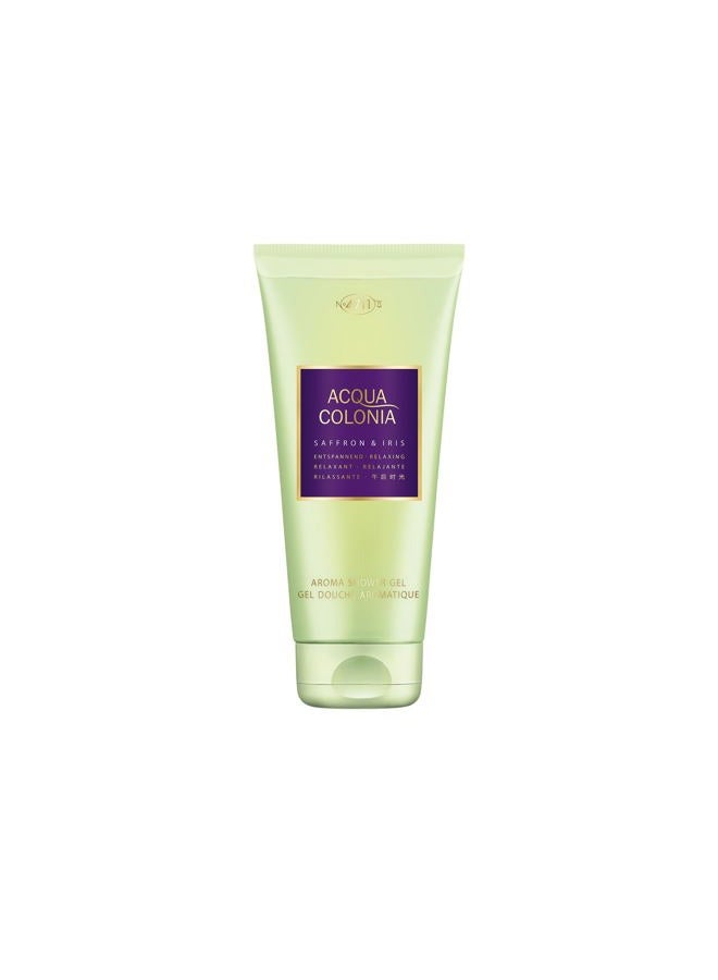 4711 Acqua Colonia Saffron & Iris Aroma Shower Gel 200Ml - Image 1