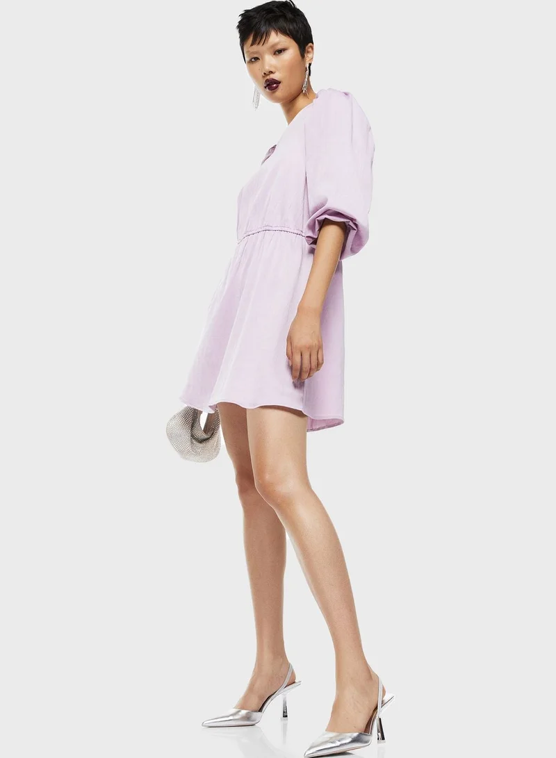 H&M Puff Sleeve Dress