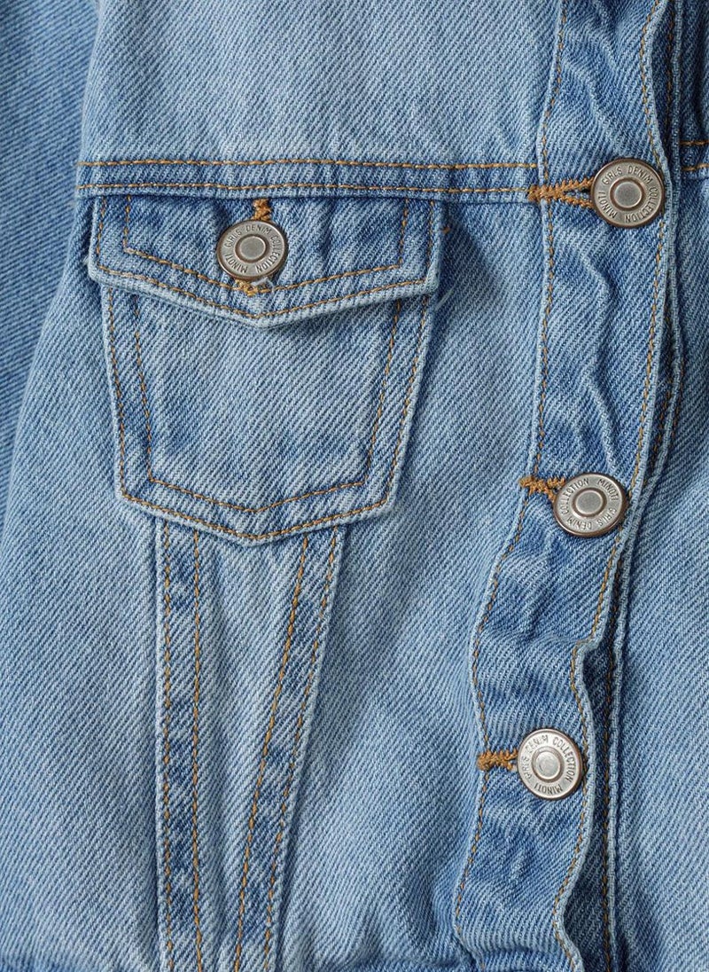 MINOTI - Kids Girls Denim Jacket - Image 1