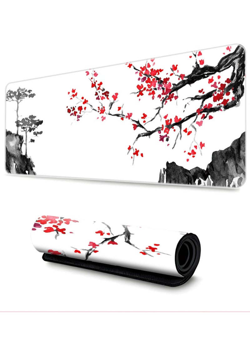 Y&D - Gaming Mouse Pad Extended Large Mat Desk Pad Stitched Edges Mousepad Long Non-Slip Rubber Base Mice Pad(31.5x11.8x0.12 Inch) - Image 1