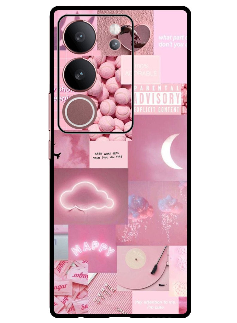 Theodor Protective Case Anti Scratch Shock Proof Bumper Cover For Vivo V29 - V29 Pro Random Asthetic - Image 1