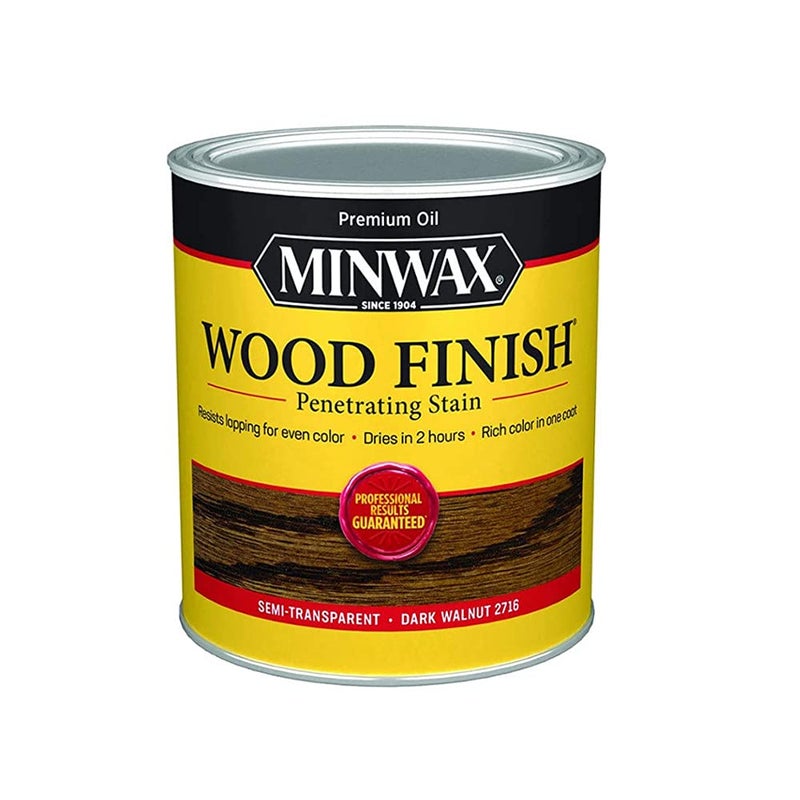 Minwax 22716 1/2 Dark Walnut Wood Finish Interior Wood Stain - Image 3