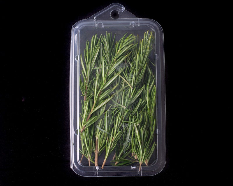 JA Kitchens .75 Ounce Small Herb Clamshell Container - Disposable - Pack of 20 - Image 1