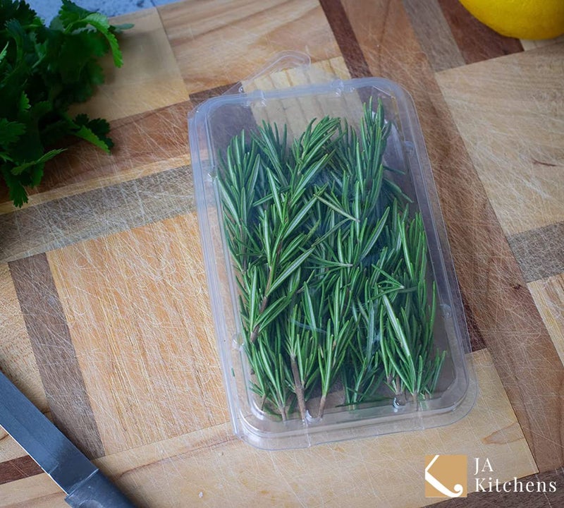 JA Kitchens .75 Ounce Small Herb Clamshell Container - Disposable - Pack of 20 - Image 4