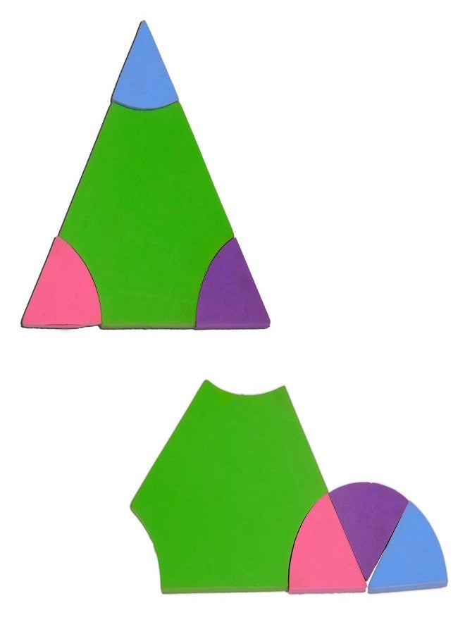 SquareDrop Angle Sum Property of Triangle - Mathematics - Geometry Brain Boosting Mathematical Activities for Age 5+ Years Old Kids - Do It Yourself Mathematics Activity Kit - Image 1