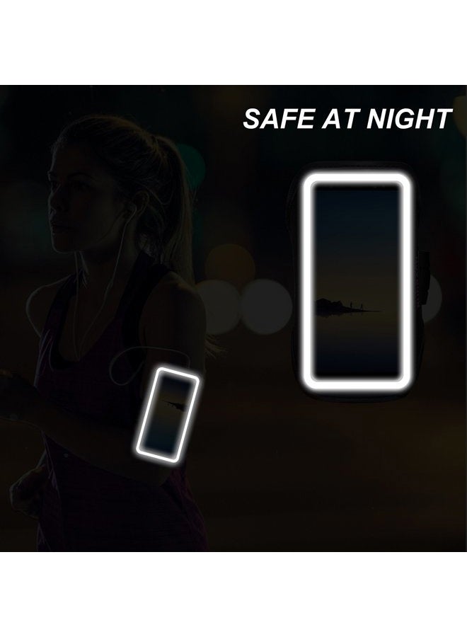RUNBACH Armband for Galaxy Note 20/10+/9/8,Sweatproof Running Exercise Bag with Fingerprint Touch/Key Holder and Card Slot for Galaxy Note 20/10+/9/8(Black) - Image 4