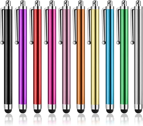 Abiarst Stylus Pens for Touch Screens, Abiarst High Precision Universal Stylus for iPad iPhone Tablets Samsung Galaxy All Capacitive Touch Screens (10-Pack) - Image 1