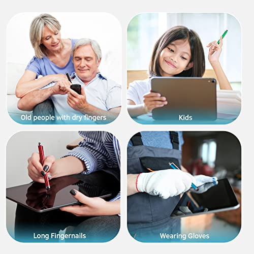Abiarst Stylus Pens for Touch Screens, Abiarst High Precision Universal Stylus for iPad iPhone Tablets Samsung Galaxy All Capacitive Touch Screens (10-Pack) - Image 3