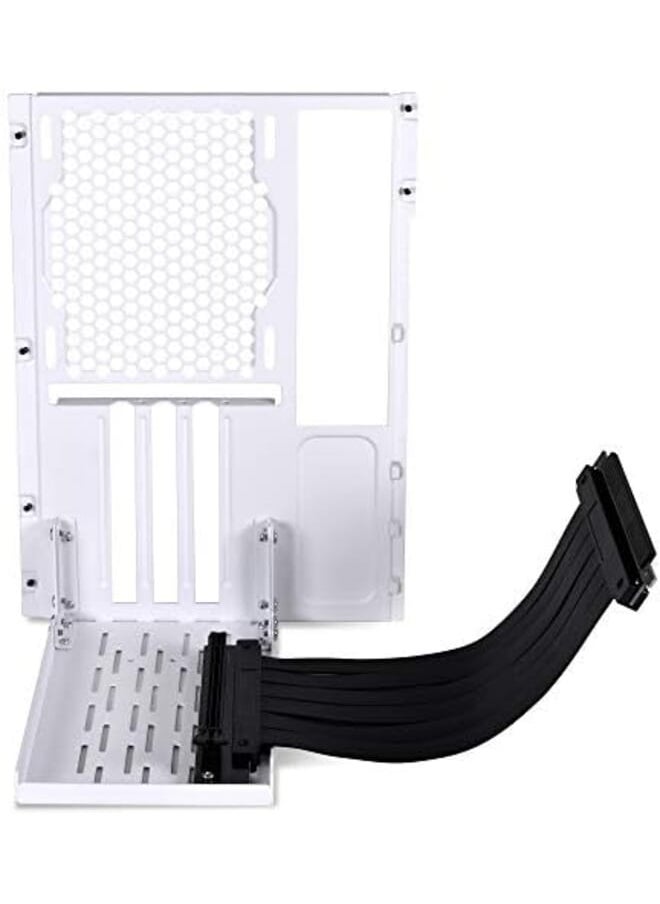 ليان لي O11Dmini 1 مجموعة حامل وحدة معالجة الرسومات العمودية Pcie 3.0 باللون الأبيض O11Dmini 1W 3  - Image 2