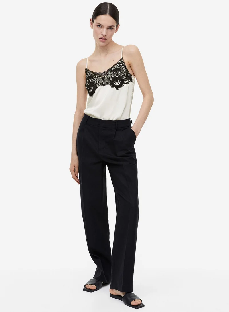H&M Lace Detail Cami Top