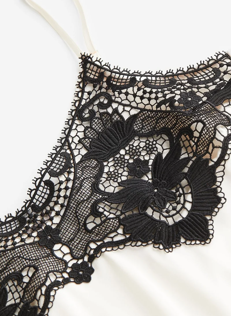H&M Lace Detail Cami Top