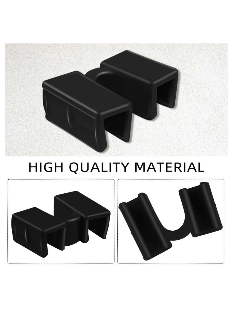 سونسر 6 قطع من عيدان تناول الطعام القابلة لإعادة الاستخدام، عيدان تناول الطعام القابلة لإعادة الاستخدام، عيدان تناول الطعام التدريبية للبالغين، المبتدئين، المدربين أو المتعلمين (أسود) - Image 4