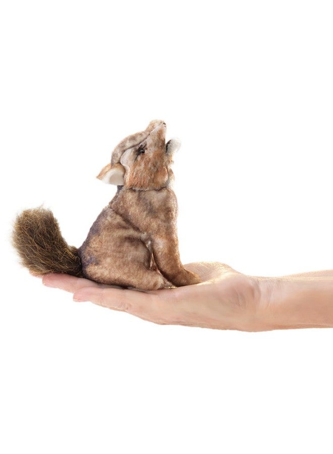 Folkmanis Mini Coyote Finger Puppet - Image 1