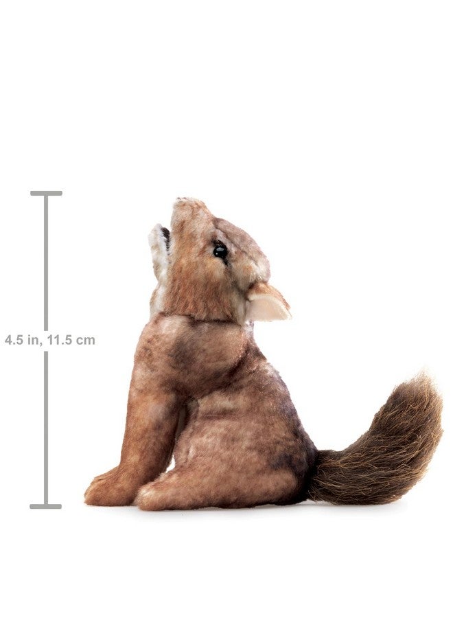 Folkmanis Mini Coyote Finger Puppet - Image 3