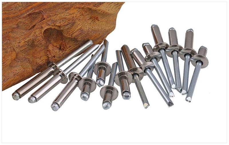 ORLOVA Fasteners, Rivets, Screws, Bolts, Nuts, Rivets M5 304 Stainless Steel Blind Rivets with Round Studs Decorative Studs 10pcs Sturdy and Durable (Shaft Length: M5 x 25mm) (Size : M5 x 12mm) (Color : - Image 5