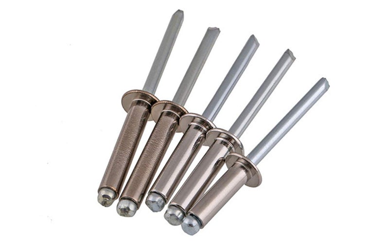 ORLOVA Fasteners, Rivets, Screws, Bolts, Nuts, Rivets M5 304 Stainless Steel Blind Rivets with Round Studs Decorative Studs 10pcs Sturdy and Durable (Shaft Length: M5 x 25mm) (Size : M5 x 12mm) (Color : - Image 1