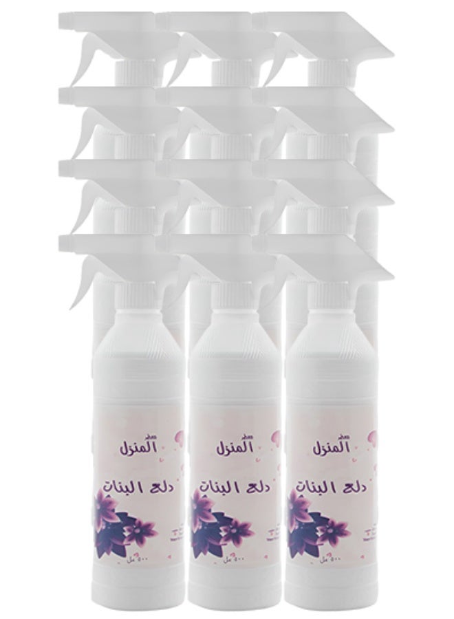 Banafa 12 Pieces Dala Al Banat House Freshener 500ml - Image 1