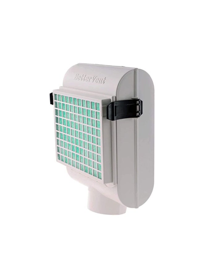 مجموعة تهوية مجفف الملابس الداخلية Bettervent مصنوعة في الولايات المتحدة الأمريكية لحماية جودة الهواء الداخلي وتوفير الطاقة مع فلتر شعر مجفف متفوق فقط للمجففات الكهربائية - Image 1